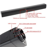 20W Bluetooth Speaker – Foldable Split Design Soundbar for TV & PC with Powerful Stereo Audio
