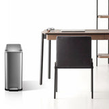 13 Gallon Stainless Steel Step Trash Can – Soft-Close Lid, Fingerprint-Proof Finish, Kitchen & Living Room