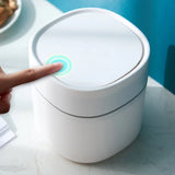 Mini Trash Can with Lid – Small Countertop Dustbin for Bathroom, Office & Bedroom