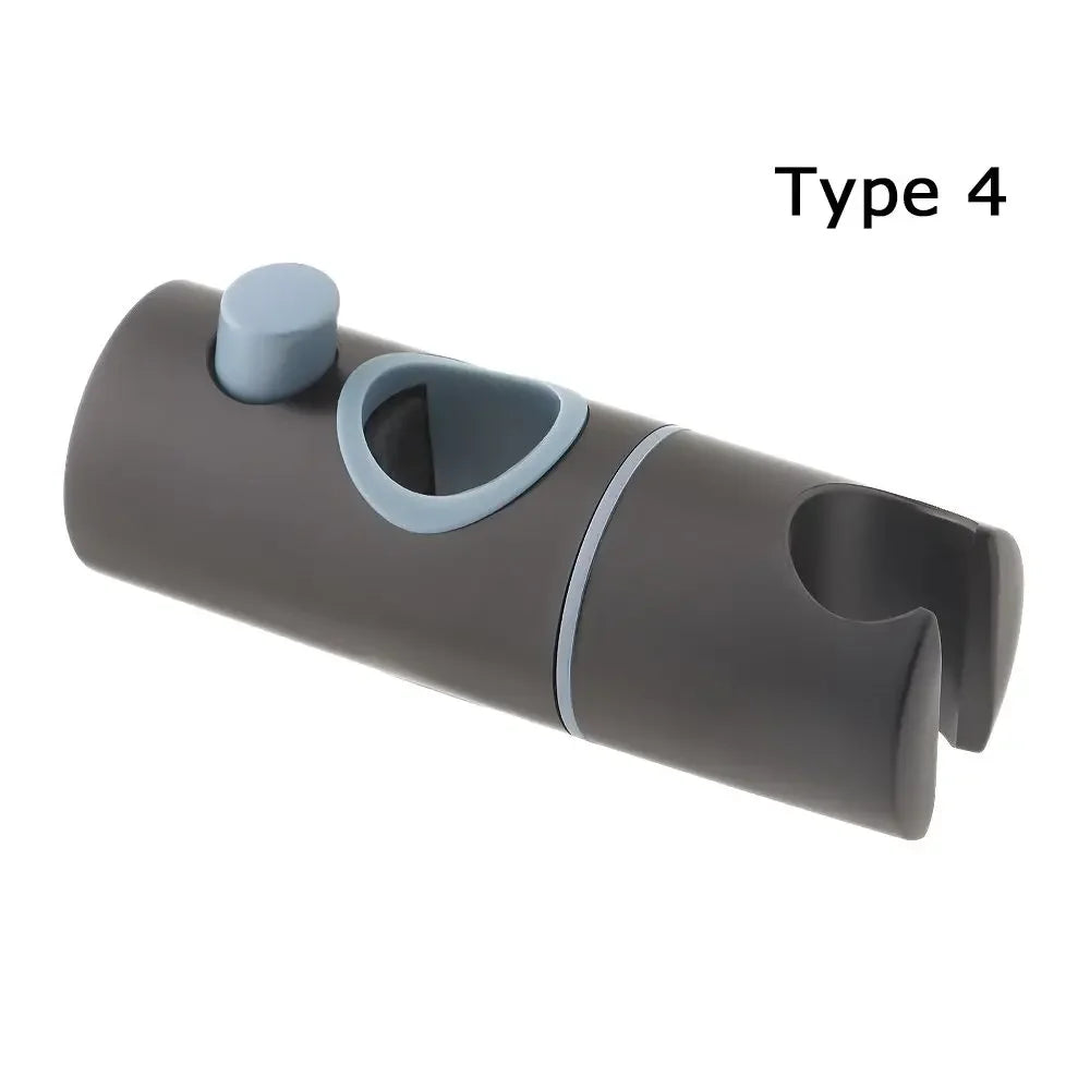 Adjustable Shower Rail Head Slider Holder – ABS Replacement Bracket for Shower Rail