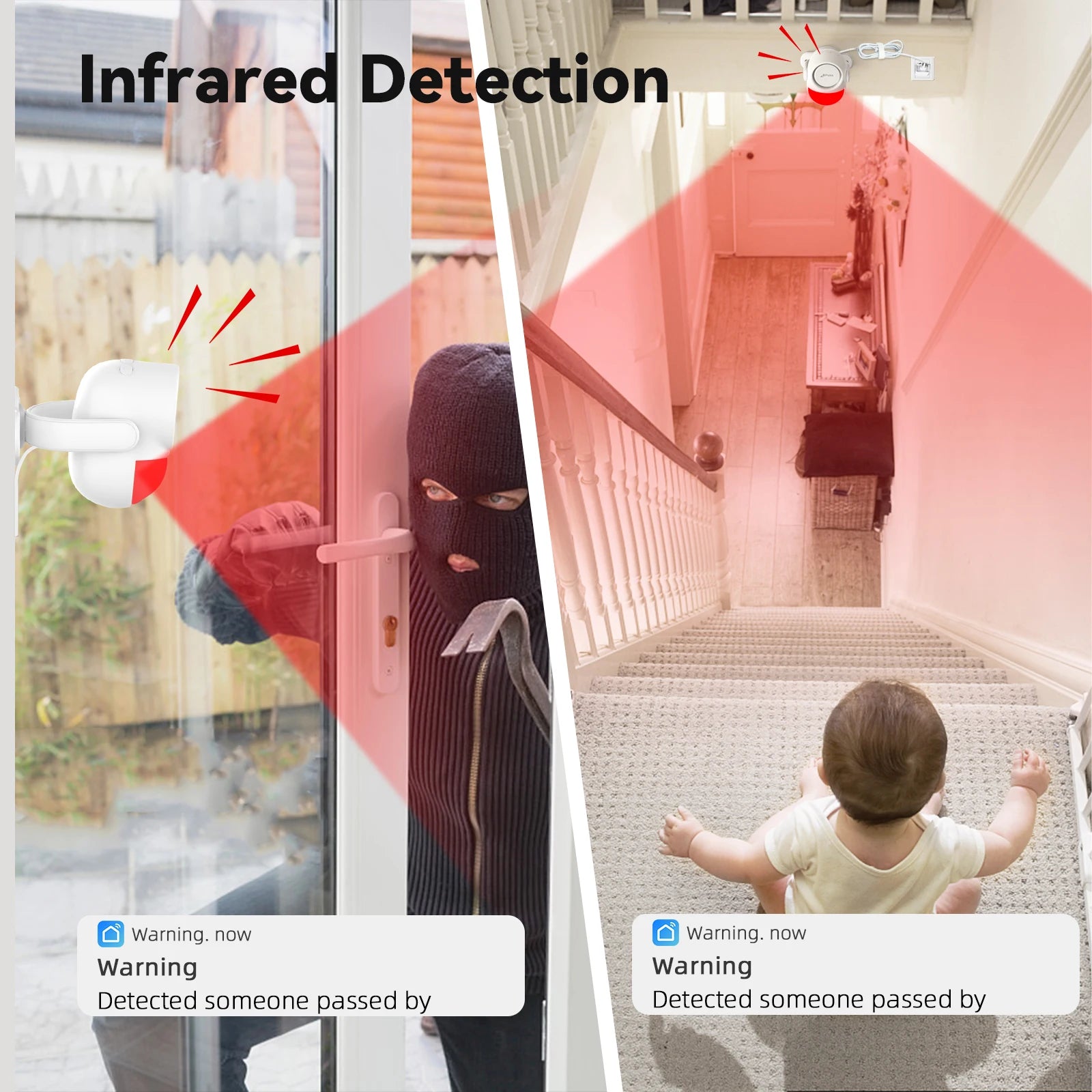 🏠 CPVAN Wireless Wi-Fi Motion Sensor – Tuya Infrared Detector Alarm for Smart Home Security & Burglar Protection