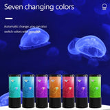 Jellyfish Lava Lamp Aquarium Night Light – 7-Color LED Ocean Mood Light for Bedroom, Home & Desktop Decoration Gift