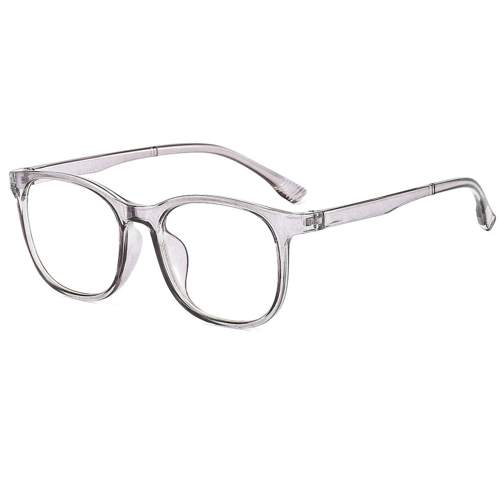 Transparent Anti-Blue Light Computer Glasses – Stylish Square Eyewear for Women & Men, Eye Protection for Work & Screen Use