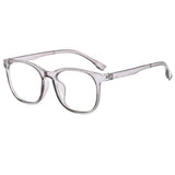 Transparent Anti-Blue Light Computer Glasses – Stylish Square Eyewear for Women & Men, Eye Protection for Work & Screen Use