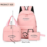 Chic Korean-Japanese Style Large Capacity Student Backpack – Junior & High School Teen Girls