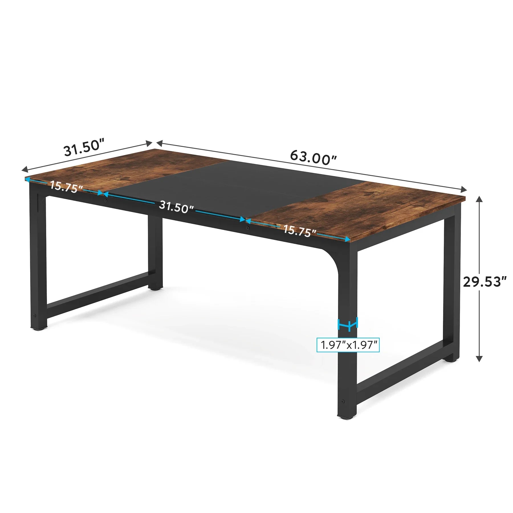 🖥️ Tribesigns Large Office Desk – Modern Computer Table & Writing Desk Workstation for Home Office & Study