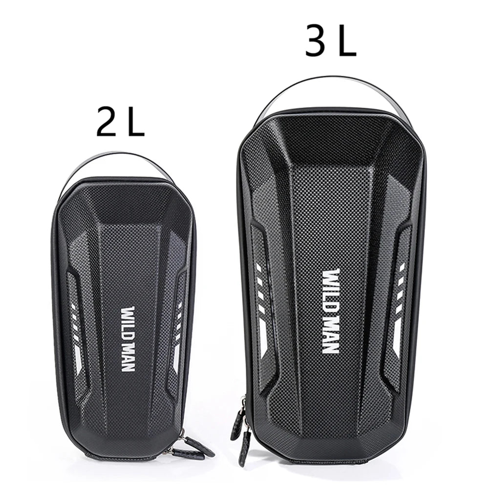 2–3L Electric Scooter & Bicycle Hard Shell Front Bag – Waterproof EVA Storage Pack for M365/Pro 2 & Universal Models