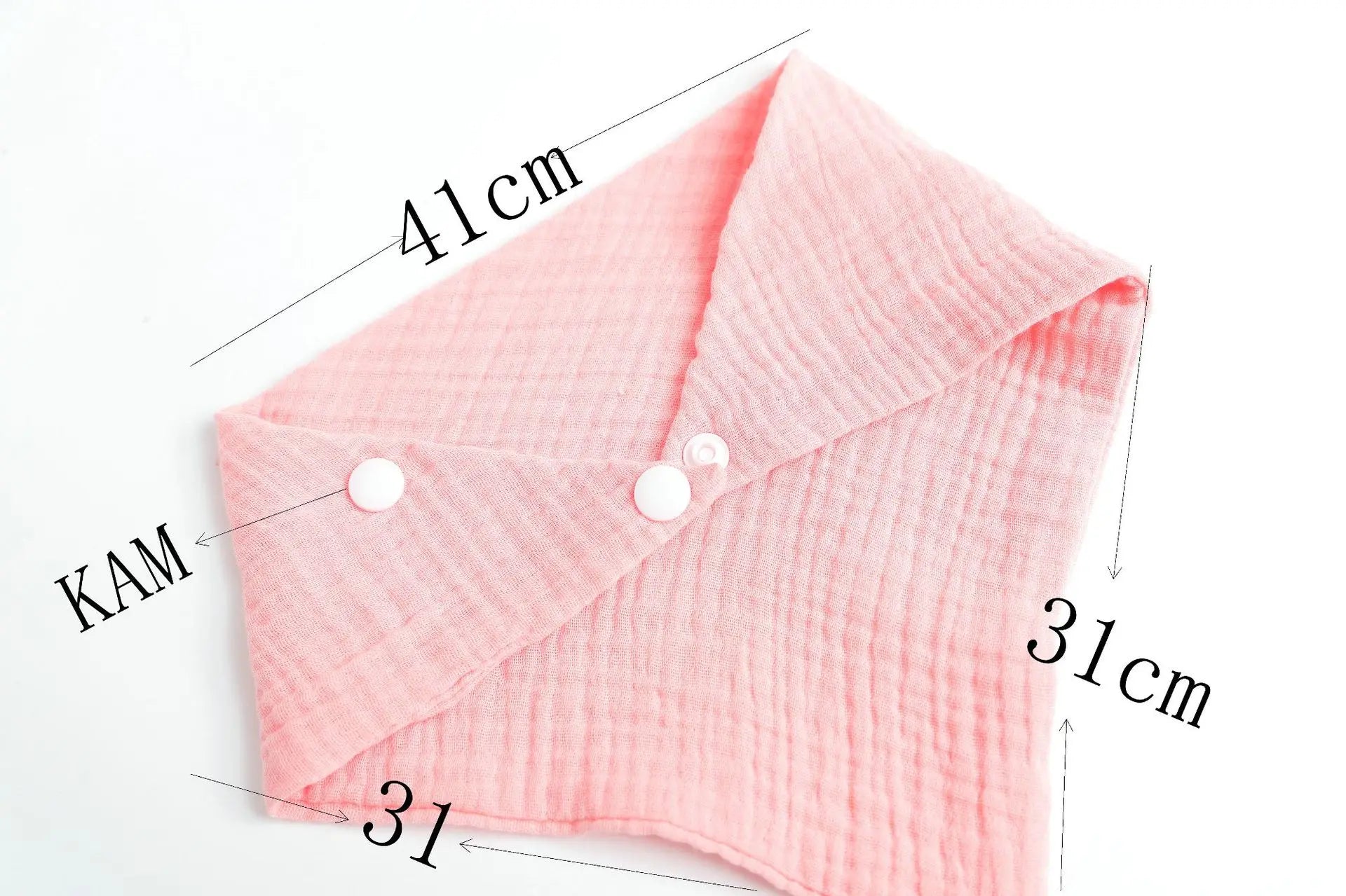 6-Piece Baby Bibs Set – Soft Cotton Muslin Gauze Burp Cloths | 2-Layer Feeding & Drool Towels for Newborns