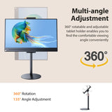 Portable Desktop Monitor Stand – Adjustable Height VESA Bracket for iPad, Phone & 13–24.5cm Tablet/Monitor Support