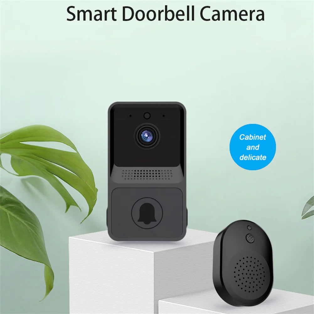 WiFi Video Doorbell Mini – Wireless Smart Home Security Doorbell with Two-Way Audio, Photo Recording & Long Standby Battery