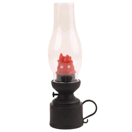 Calcifer Vintage-Style Night Light – Kerosene Lamp with Soft Flame Anime Glow