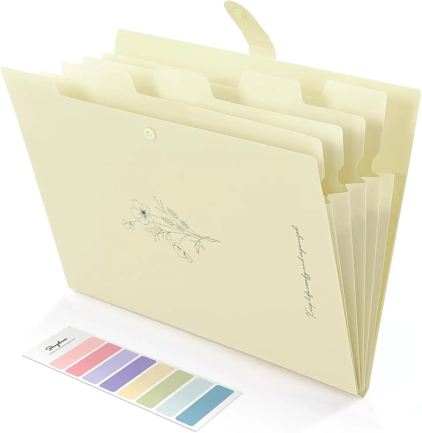 A4 Paper Expanding Folder – Pocket Organizer, Portable Document Storage for School, Office & Home (Purple)