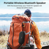 Refurbished TOZO PA1 Bluetooth Speaker – 20W Portable Wireless Speaker with Stereo Sound, IPX7 Waterproof & App EQ Control
