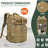Multifunctional Waterproof Hiking Backpack – Durable Nylon Outdoor Storage Bag | Portable 40–50L Sports & Camping Pack