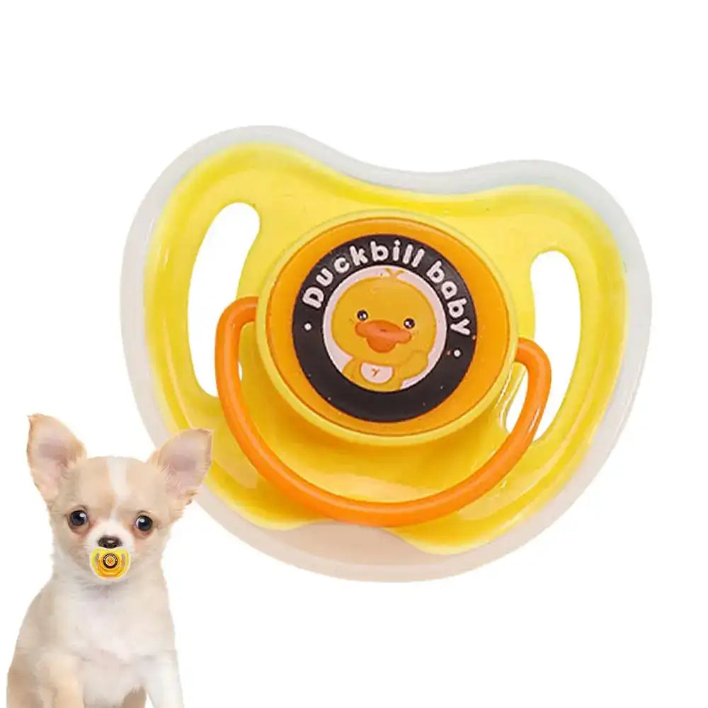 Silicone Puppy Pacifier & Bite Training Chew Toy – Portable Dog Chewing Toy for Small Dogs & Puppies