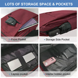 Business Travel Anti-Theft Laptop Backpack – Water-Resistant Rucksack with Organized Compartments