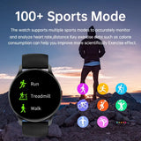 Smart Watch AMOLED Always-On Display – Bluetooth Call, Fitness Tracker, IP68 Waterproof (Men & Women)