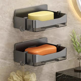 Wall-Mounted Self-Draining Soap Dish – No Water Accumulation Holder for Bathroom & Kitchen