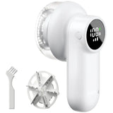 Electric Lint Remover – Rechargeable Fabric Shaver with LED Display & 3-Speed for Clothes & Upholstery