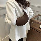 Women’s Moon-Shaped Crossbody Shoulder Bag – High-End Single Shoulder Luxury Design