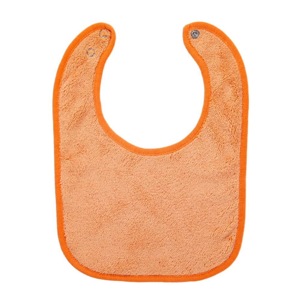 Solid Terry Towel Baby Bibs – Soft Cotton Adjustable Feeding & Burp Bandanas | Korean Style Pocket Bibs for Boys & Girls