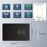 Ultra-Thin Wallet & Luggage Tracker Card – Works with Apple Find My, Slim Item Locator for Wallets & Bags 📍💼