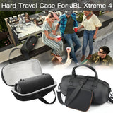 Hard Waterproof Carrying Case with Zipper Pocket & Shoulder Strap – Travel Protective Bag for JBL Xtreme 4 Wireless BT Speaker