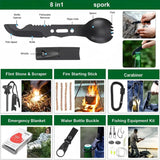 14-in-1 Camping & Survival Kit – Outdoor Emergency Gear with First Aid, Self-Defense & Tools 🏕️🛠️