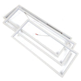 Loyalheartd Modern LED Square Ceiling Light – Dimmable Flush Mount Chandelier with Remote Control