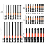 Impact Torx & Hex Bit Set – 3" & 6" T7–T40 Torx + H1.5–H8 Hex with CNC-Machined Tips