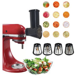 Universal Slicer & Shredder Attachment for Stand Mixer – Multi-Blade Cheese Grater & Vegetable Chopper Add-On 🍕🥕