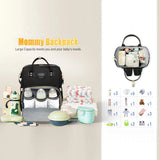 Alone Baby Care Backpack – Large-Capacity Waterproof Mommy & Baby Nappy Backpack Travel Bag 🎒👶