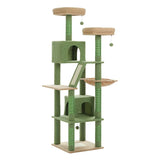 Large Cat Tree Tower for Indoor Cats – Multi-Level Plush Cat Condo with Scratching Posts, Boards, Perches & Caves