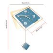 Modern Metal Large Wall Clock – Silent Digital Hanging Wall Art Clock for Home & Office Décor