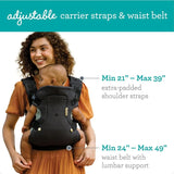 Flip 4-in-1 Convertible Baby Carrier & Crossbody Diaper Bag – Adjustable Ergonomic Babywearing Essential for Newborns