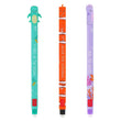 Sea Friends 3-Piece Erasable Gel Pen Set – 0.7 mm Sea Horse, Clown Fish & Sea Turtle Kids Stationery