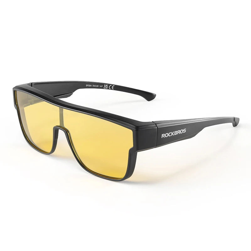ROCKBROS Polarized Cycling Glasses – Lightweight UV400 Dual-Wear Sunglasses for Men & Women MTB & Road Biking