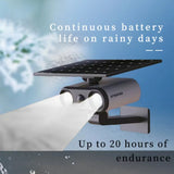 Multifunctional Solar Lamp – IP65 Waterproof Outdoor Light with PIR Motion Sensor & High-Efficiency Polycrystalline Solar Panels for Yard & Garage