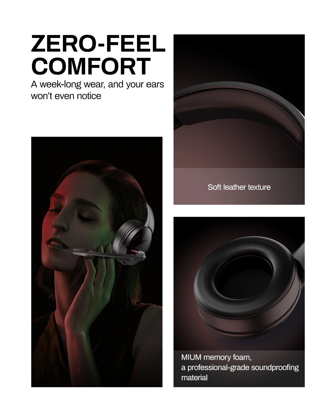 Acer K2 2.4GHz Wireless Gaming Headset – 50mm Drivers, Clear Voice Mic, Multi-Platform (PC/PS4/PS5) - Wired & Wireless Modes