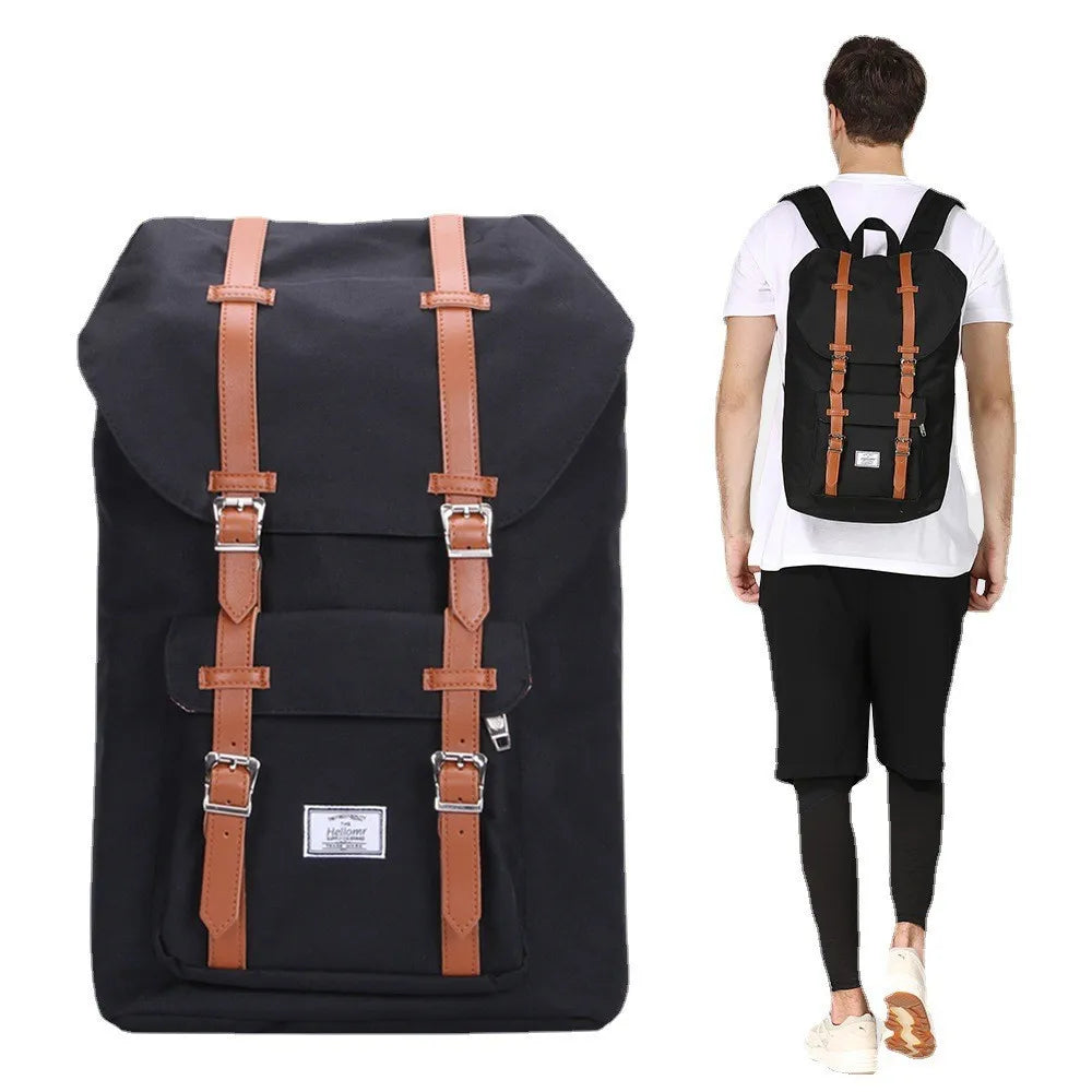 Large-Capacity Travel Luggage Backpack – Box-Style Outdoor Leisure Bag | Multi-Compartment Structured Travel Pack
