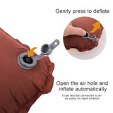 Self-Inflating Camping Air Pillow – High-Rebound, Compressible Travel Neck Support