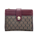 Unisex Retro Printed Wallet – Classic Portable Card Holder, Zero Wallet & Universal PU Leather Money Purse