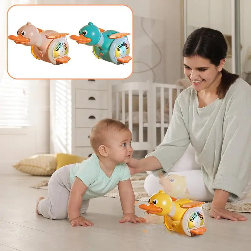 Toddler Musical Duck Toy – Electric Moving Duck with Lights & Sound Effects, Educational Development Toy for Boys & Girls