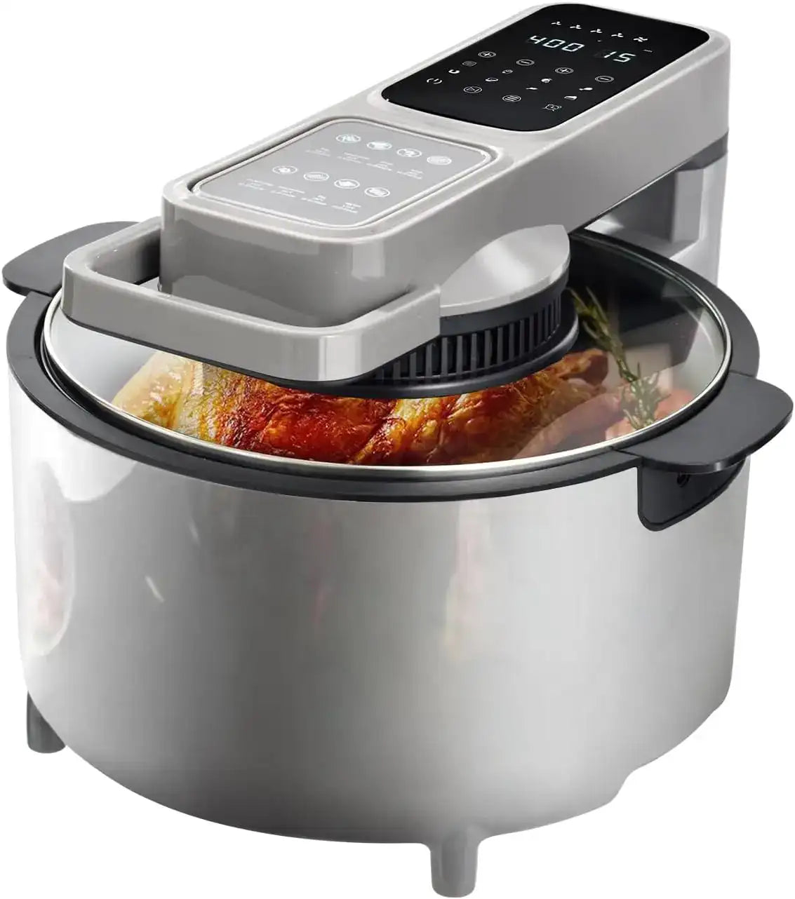 8.5 QT Large Capacity Air Fryer with Clear-View Window – Family Size Non-Stick Basket