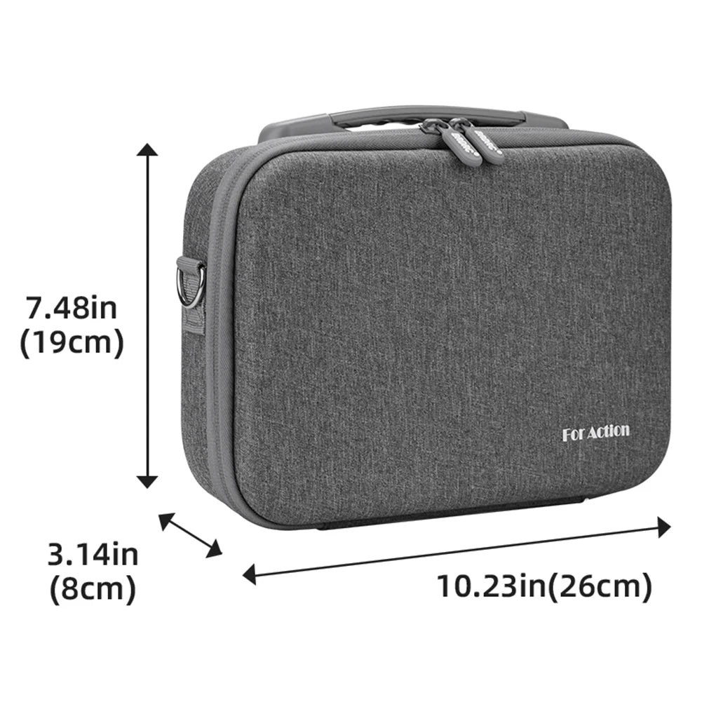 Hard-Shell Carry Case for DJI Osmo Action 5/Action 5 Pro – Waterproof with Shoulder Strap