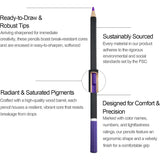 72-Color Oil-Based Drawing Pencil Set – Professional Art Supplies for Adults & Artists 🎨
