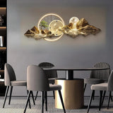 Modern 3D LED Wall Clock – Mountain View Decorative Wall Art Clock for Living Room, Bedroom & Office