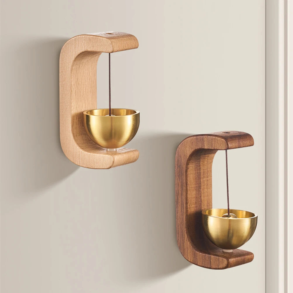 Suction Door Dopamine Wind Chime – Wireless C-Shaped Entrance Door Bell for Home, Office & Car Decoration