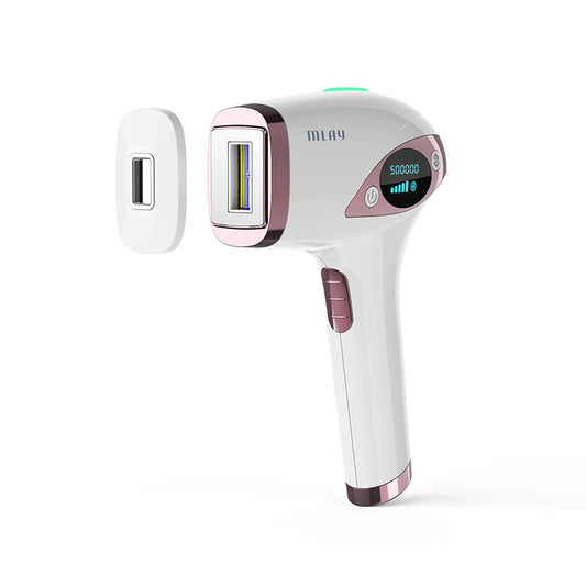 MLAY T4 IPL Laser Hair Removal Device – Ice-Cool, 500K Flashes for Permanent Face & Body Use ❄️✨