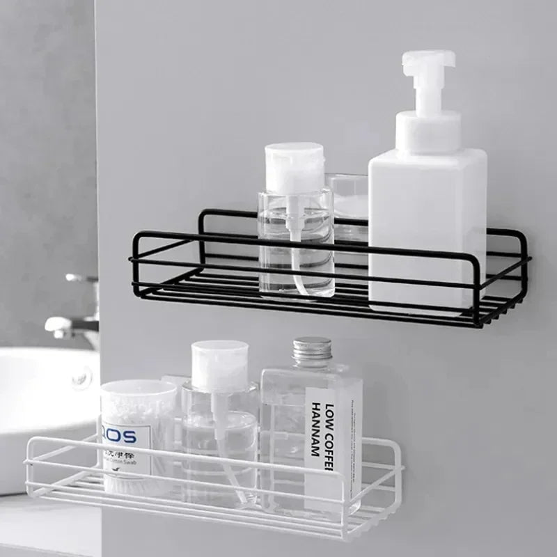 Wall-Mounted Corner Bathroom Shelf – Premium Stainless Steel Storage Rack for Shower & Vanity